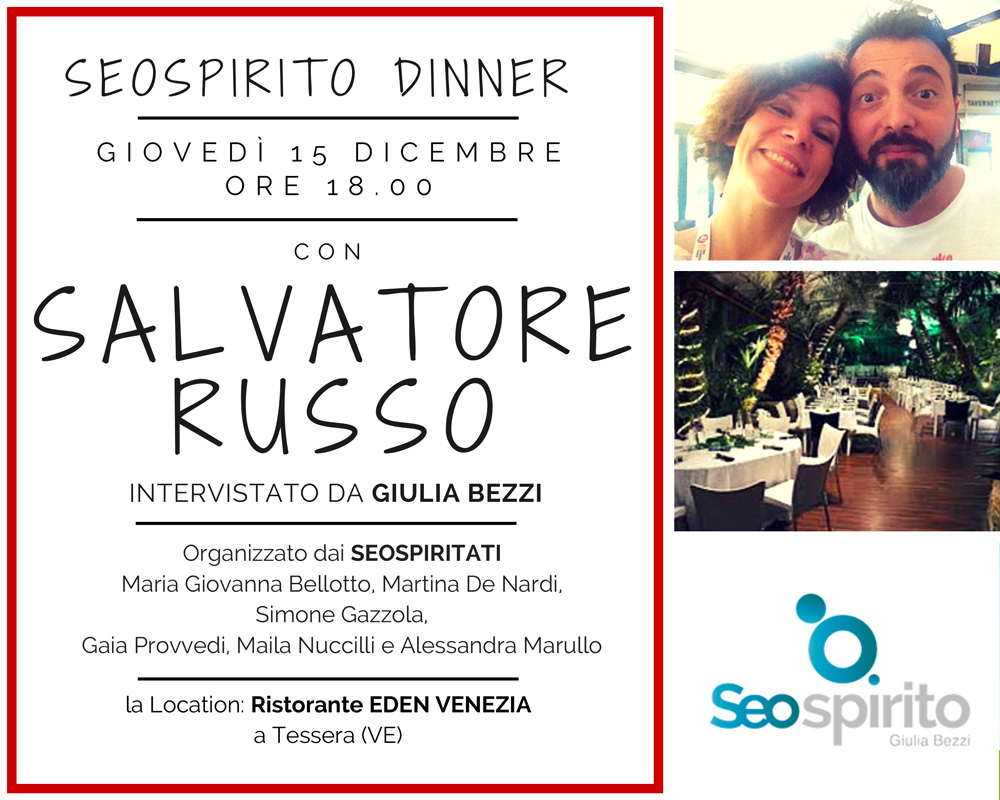 seo spirito dinner, SEO Spirito Dinner: un mix di formazione, networking e stuzzichini, Hospitality Team